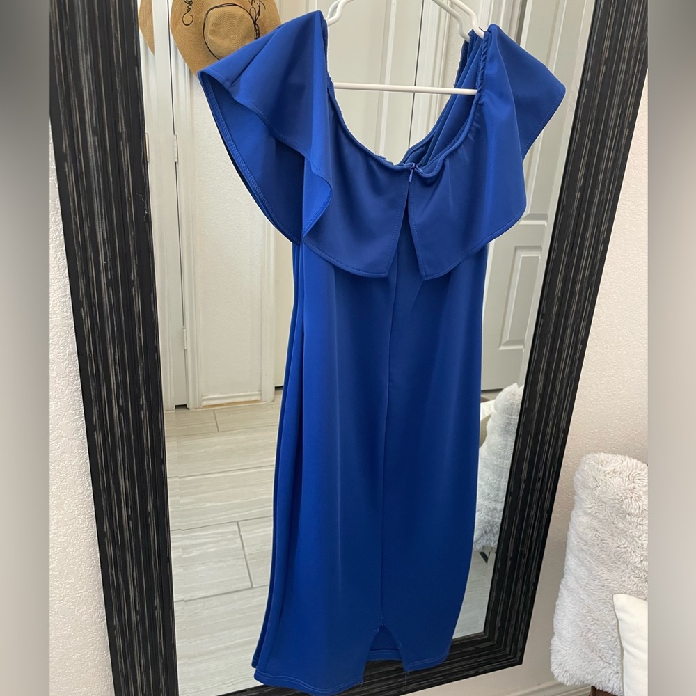 Blue midi dress xl